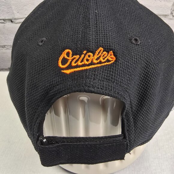 MLB BALTIMORE ORIOLES '47 BLACK HERITAGE CLEAN UP ADJUSTABLE HAT UNDER ARMOUR - Picture 5 of 6
